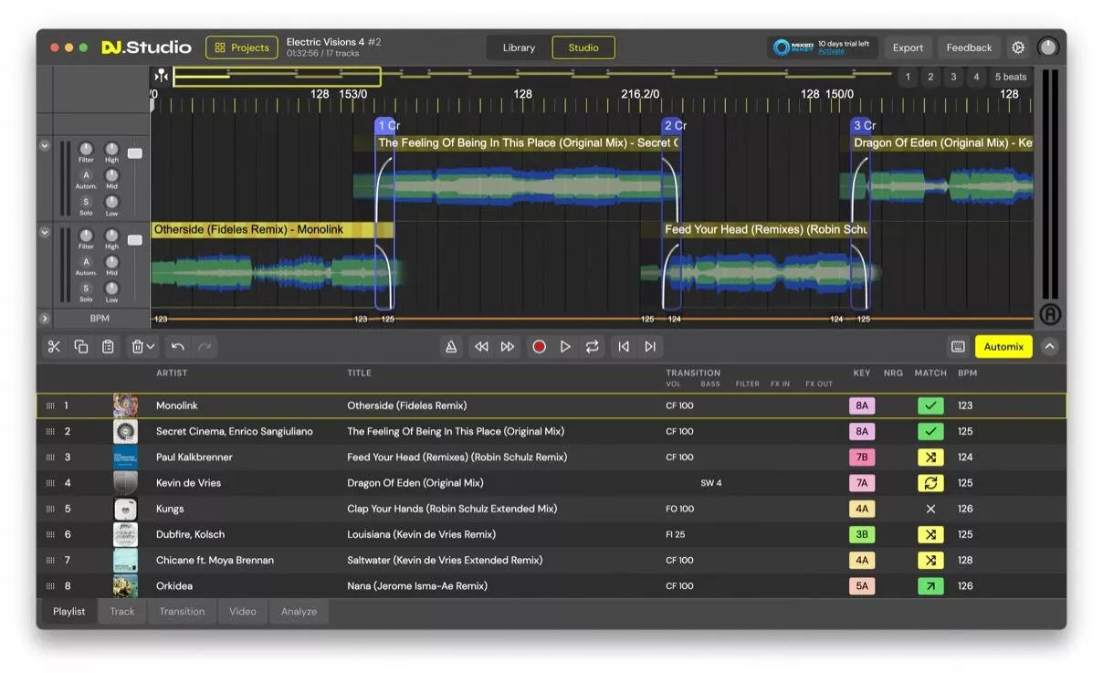 DJ.Studio, la nueva app para crear mixes