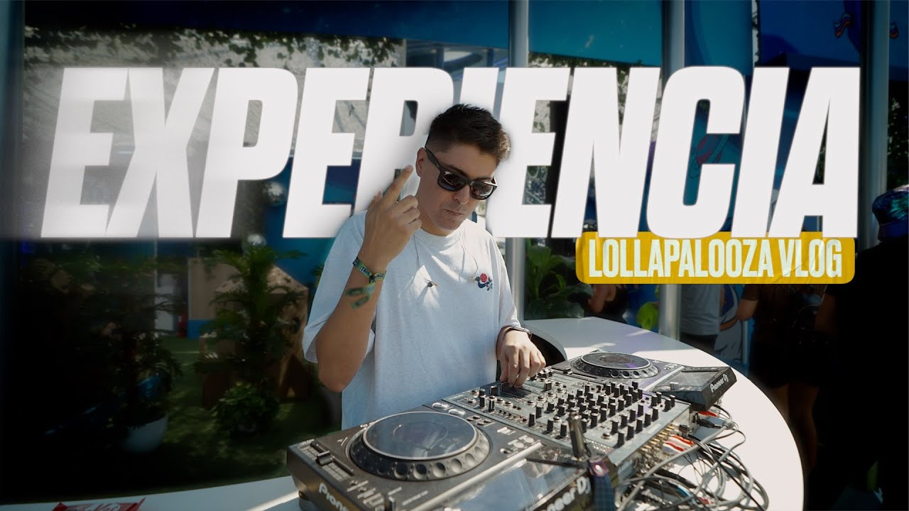 DJ Nach en Lollapalooza 2025: Así se preparó para uno de los festivales más grandes del mundo