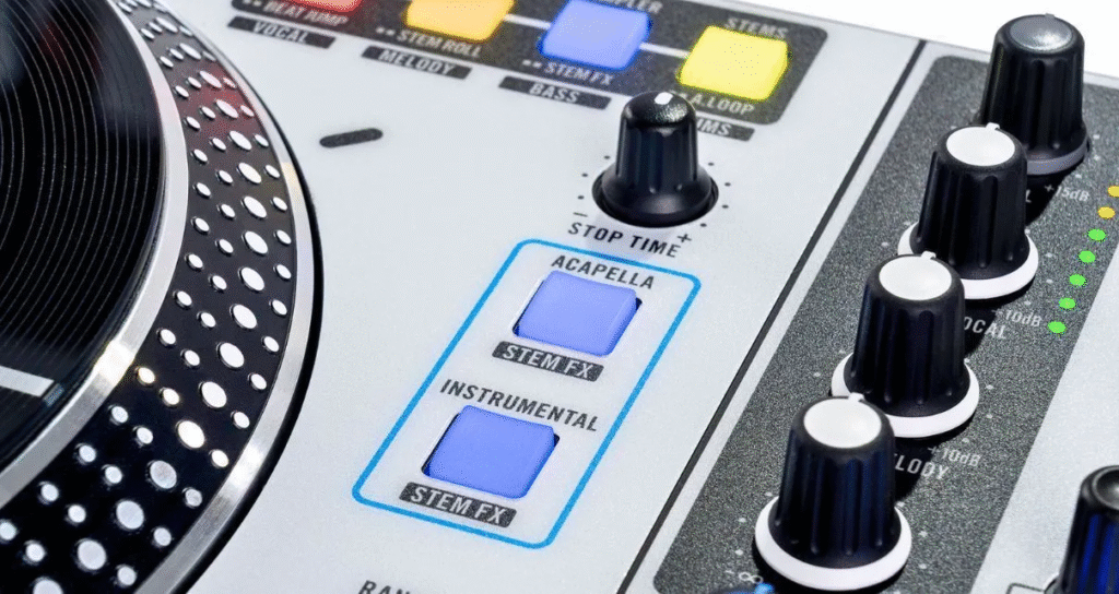 Estos son los nuevos botones Acapella e Instrumental del Rane One MkII