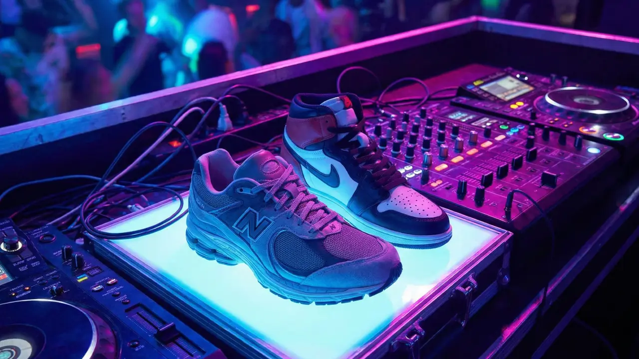 Zapatillas para DJs: El equilibrio entre «Hype» y aguantar 4 horas de pie
