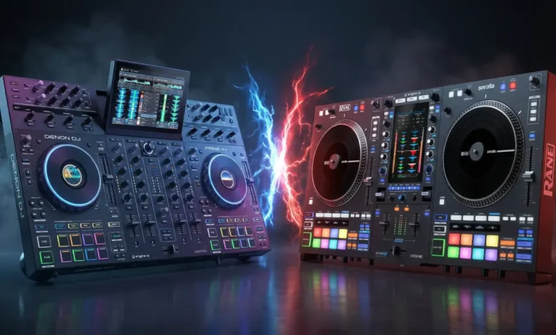 Denon DJ Prime 4+ Vs Rane System One