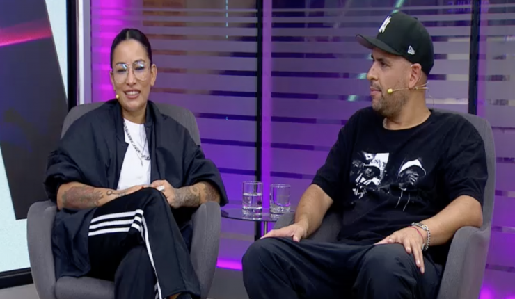 Ana Tijoux y DJ Dacel en CNN Chile.