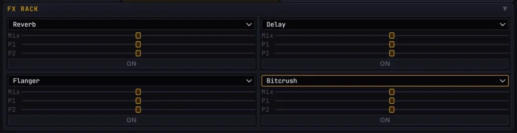 Control FX del BPM Studio Pro