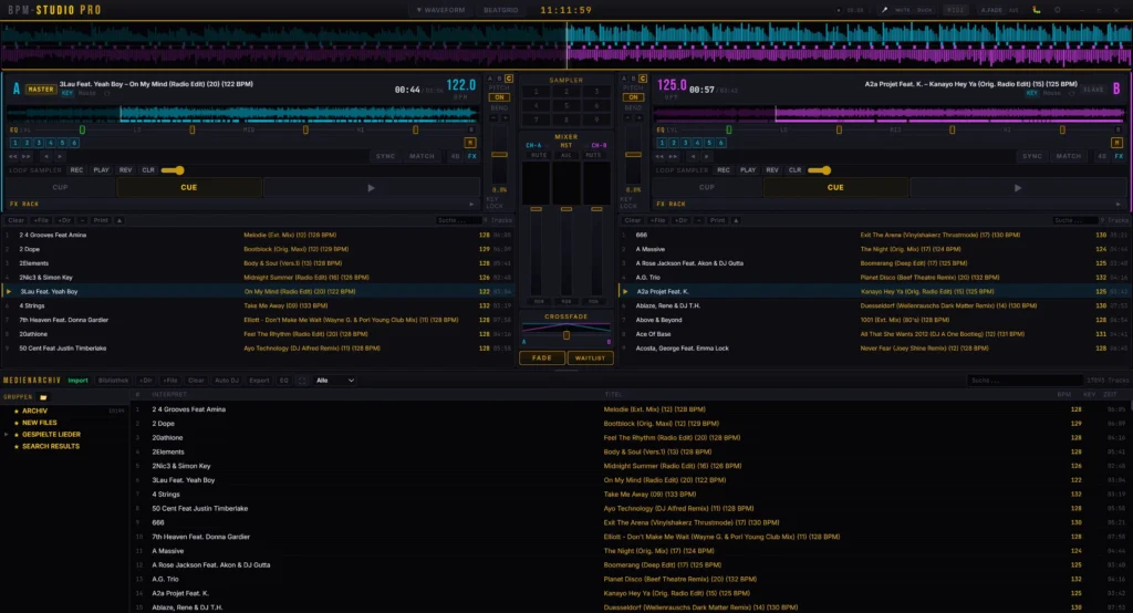 Captura de Pantalla: BPM Studio Pro