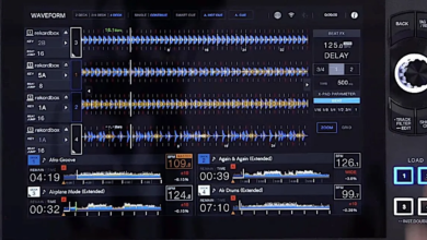 XDJ-AZ con 4 formas de onda